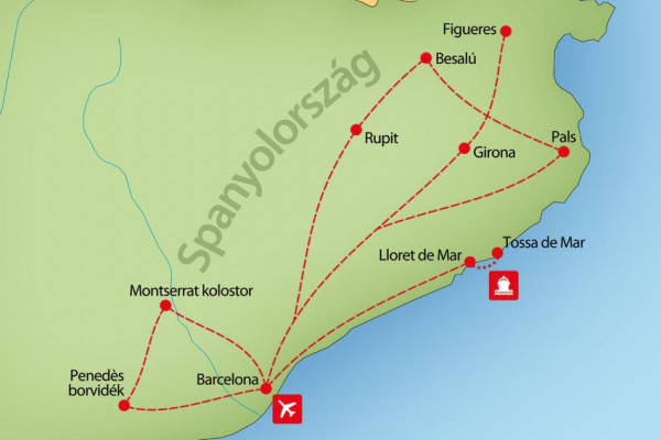 Katalónia csillagtúra