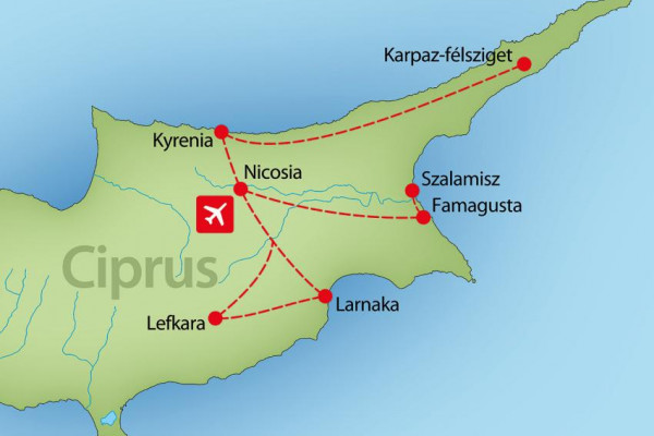 Észak-Ciprus körutazás