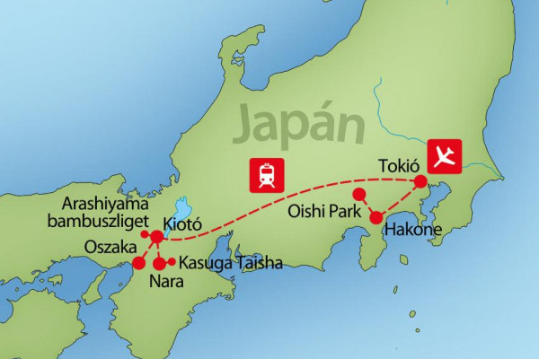 Japán körutazás